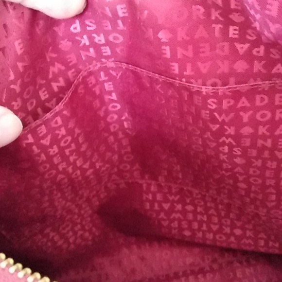 Kate Spade Maroon Crossbody NWOT - Picture 8 of 12